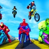 Tricky Bike Stunt Spider Superhero Bike GT Racing ícone