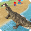 Simulador De Crocodilo: Jogo De Ataque De Animais ícone