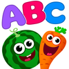 Funny Food ABC para crianças Jogos educativos 4-6 ícone