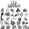Design de letras 3D fácil ícone