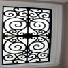 projeto de treliça de janela em casa ícone