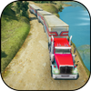 Road Train Truck Driving Sim: Long Trailer Cargo ícone