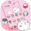 Kawaii gatinha tema copo gato wallpaper Cup cat ícone