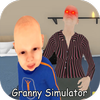 Crazy Granny  Simulator fun game ícone