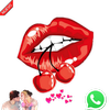 figurinhas Làbios beijos amor para WhatsApp?? ícone