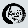 Estudo japonês do Kanji ícone