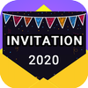 Criar convites personalizados Grátis 2020 virtual ícone