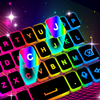 Teclado LED de néon - cores de iluminação RGB ícone