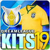 Dream league Brasileiro kits soccer ícone
